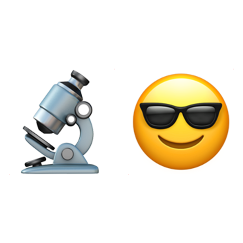 🔬😎 Emoji Domain iOS rendering